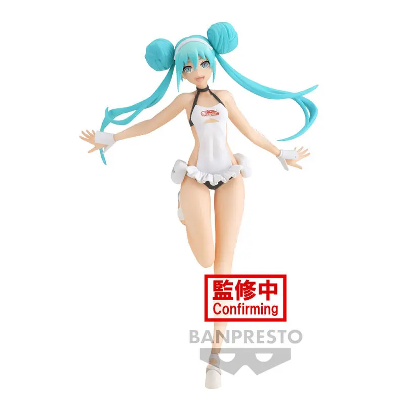 Hatsune Miku Racing - Racing Miku 2022 Tropical Maid figure 16cm product photo