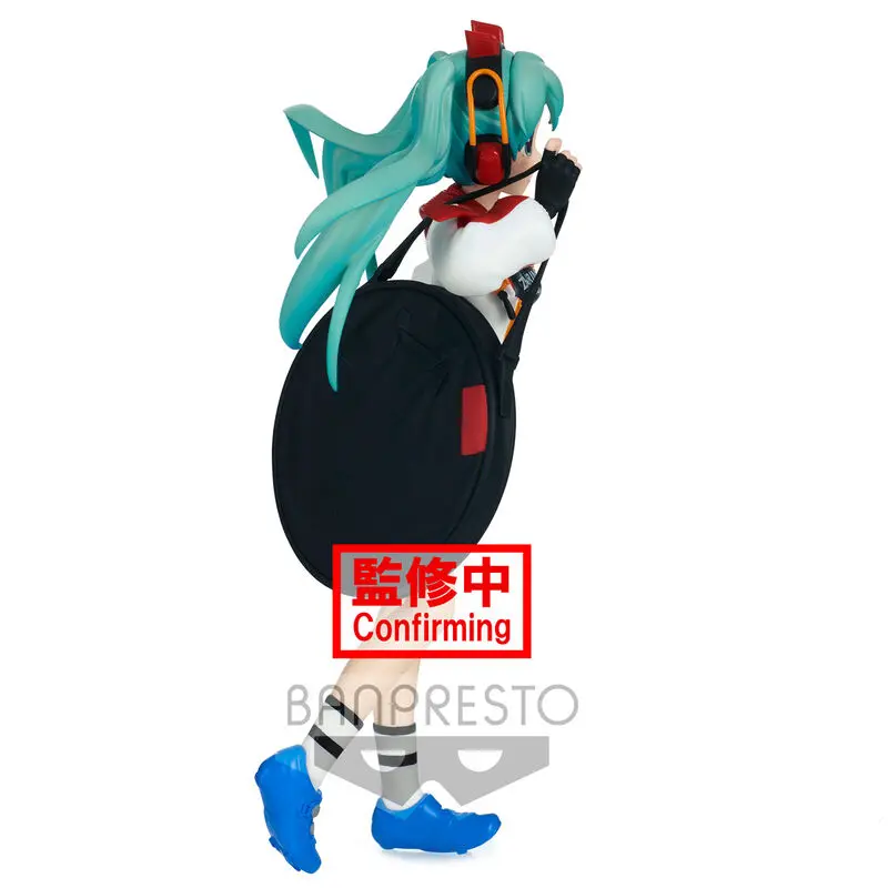 Racing Miku Espresto est-Prints &amp; Texture PVC Statue Hatsune Miku 2020 TeamUkyo 17 cm product photo