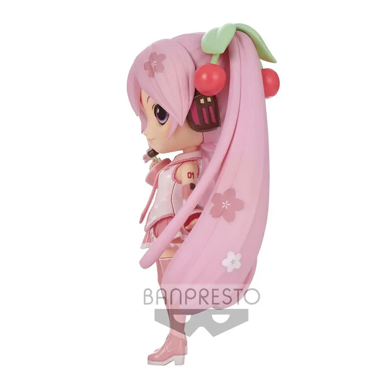 Hatsune Miku Q Posket Mini Figure Sakura Miku Ver. B 14 cm product photo