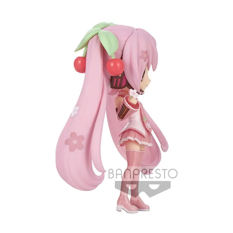 Hatsune Miku Q Posket Mini Figure Sakura Miku Ver. B 14 cm product photo