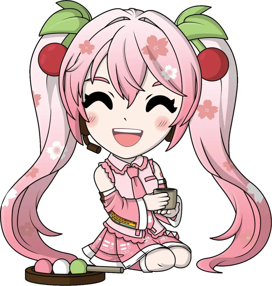 Hatsune Miku Vinyl Figure Sakura Miku 9 cm product photo