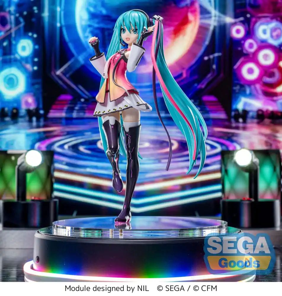 Hatsune Miku Series Luminasta PVC Statue Project DIVA MEGA39's Hatsune Miku - Star Voice 18 cm product photo