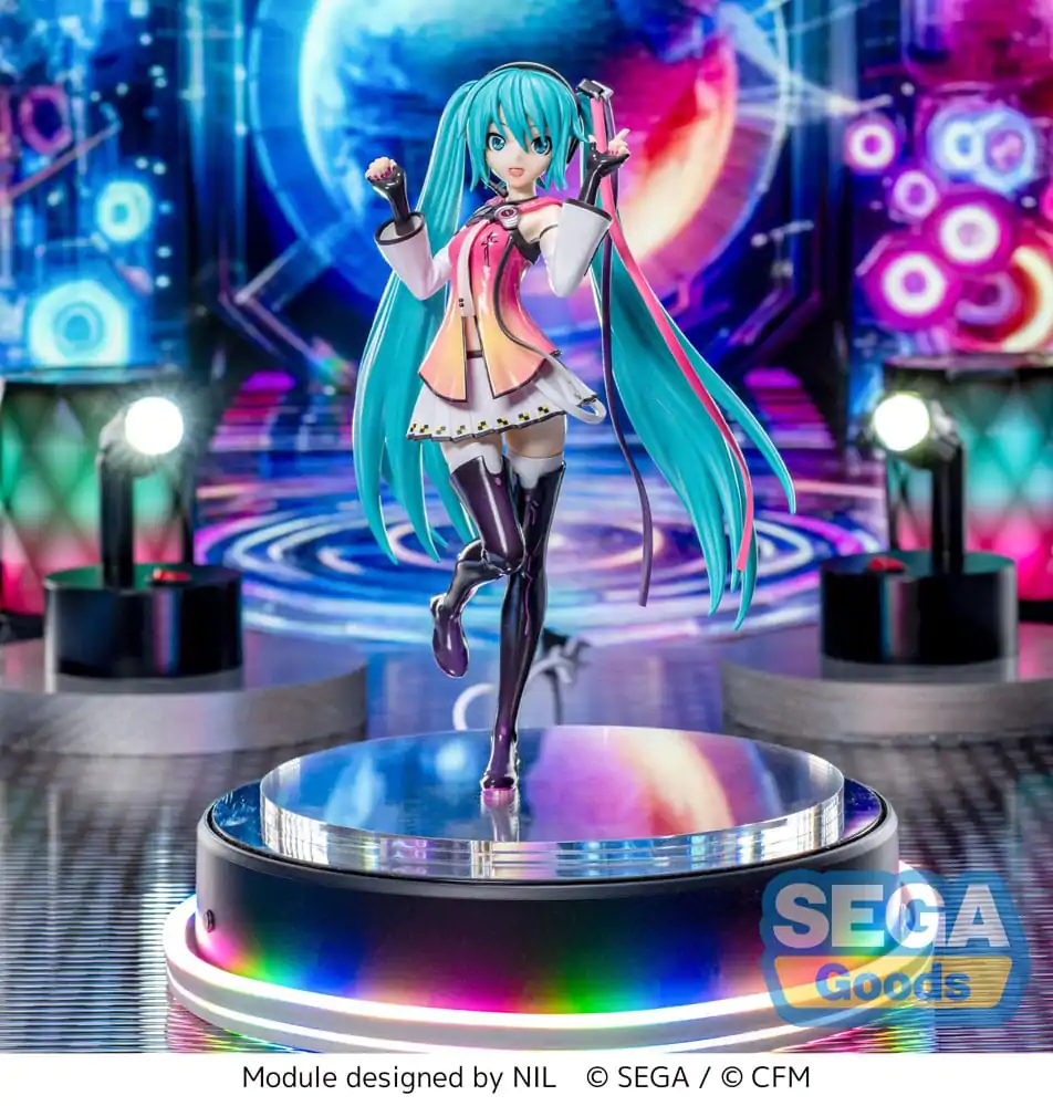 Hatsune Miku Series Luminasta PVC Statue Project DIVA MEGA39's Hatsune Miku - Star Voice 18 cm product photo