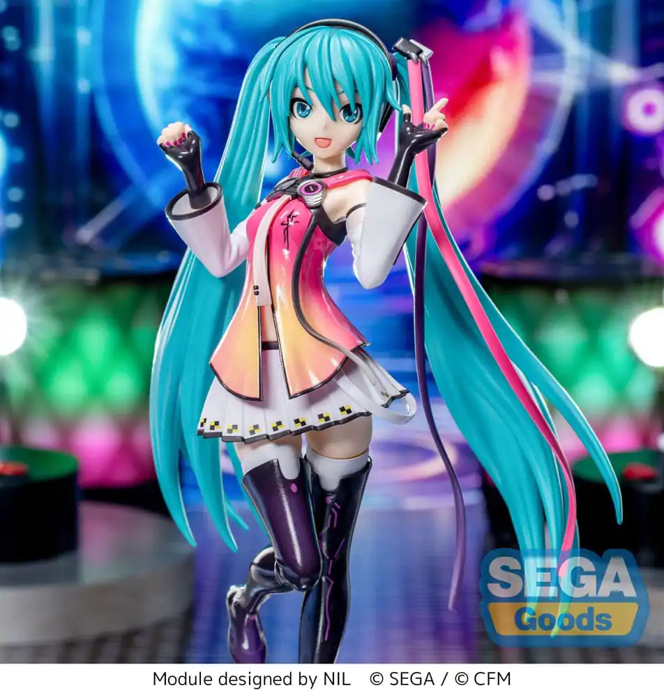 Hatsune Miku Series Luminasta PVC Statue Project DIVA MEGA39's Hatsune Miku - Star Voice 18 cm product photo