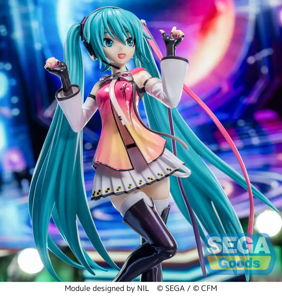 Hatsune Miku Series Luminasta PVC Statue Project DIVA MEGA39's Hatsune Miku - Star Voice 18 cm product photo