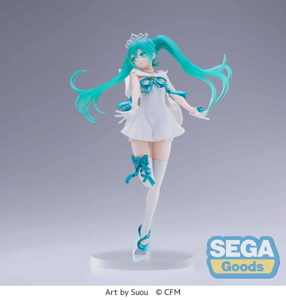 Hatsune Miku Series SPM PVC Statue Hatsune Miku 15th Anniversary SUOU Ver. 21 cm product photo
