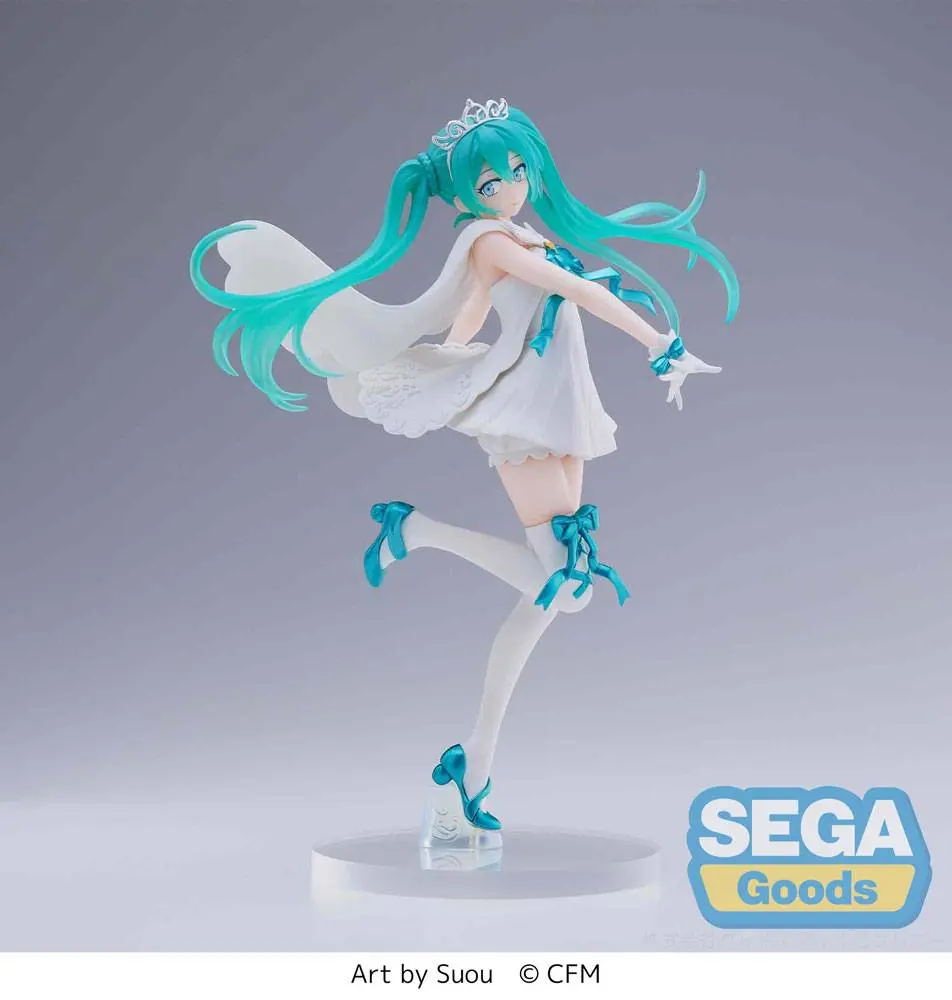 Hatsune Miku Series SPM PVC Statue Hatsune Miku 15th Anniversary SUOU Ver. 21 cm product photo