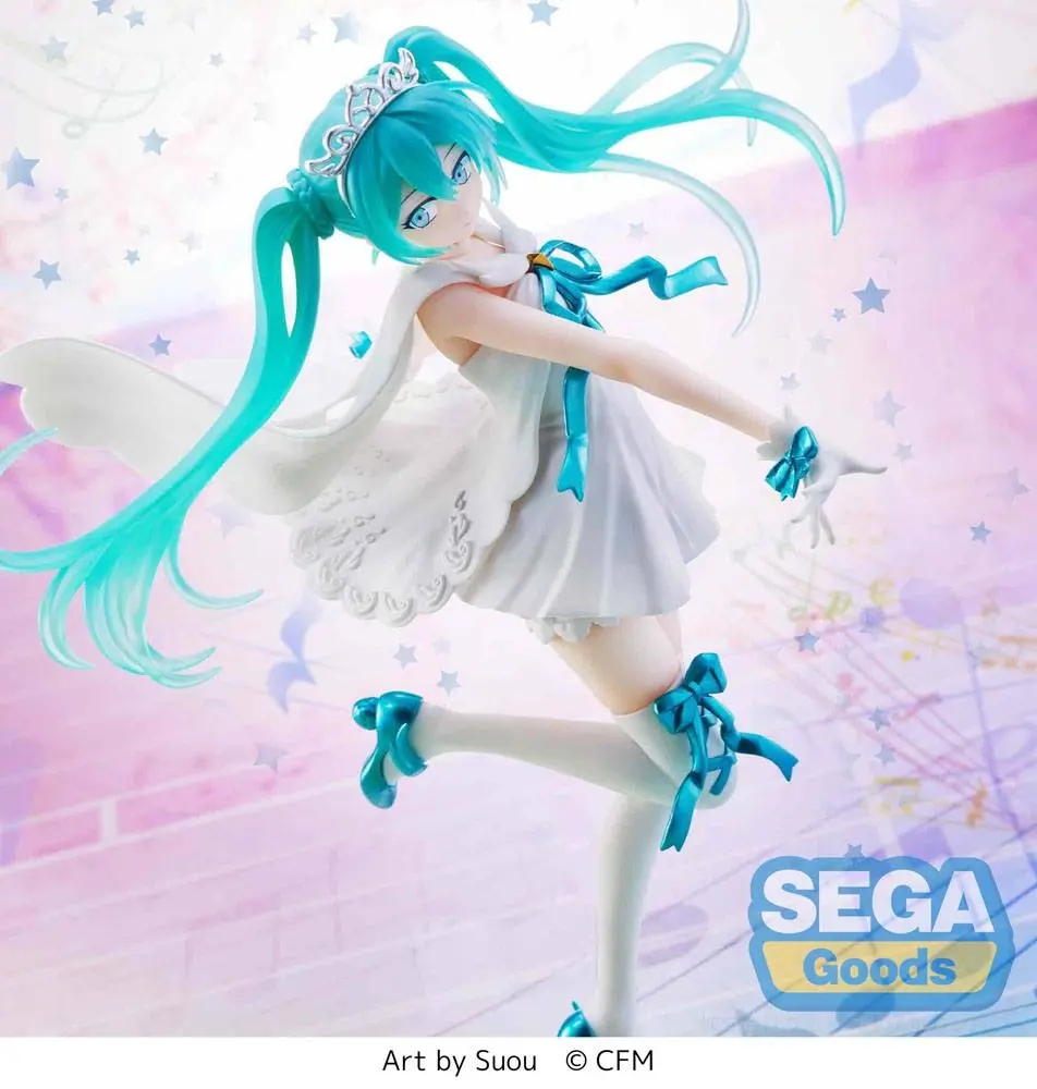 Hatsune Miku Series SPM PVC Statue Hatsune Miku 15th Anniversary SUOU Ver. 21 cm product photo