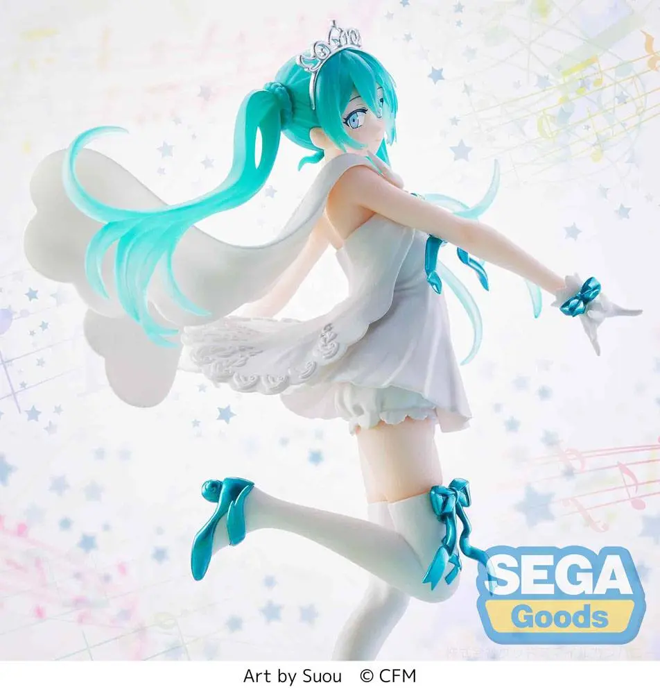 Hatsune Miku Series SPM PVC Statue Hatsune Miku 15th Anniversary SUOU Ver. 21 cm product photo