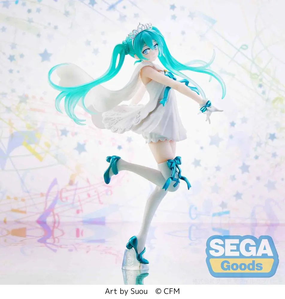 Hatsune Miku Series SPM PVC Statue Hatsune Miku 15th Anniversary SUOU Ver. 21 cm product photo