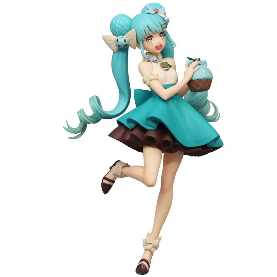 Hatsune Miku SweetSweets Series PVC Statue Hatsune Miku Chocolate Mint 17 cm product photo