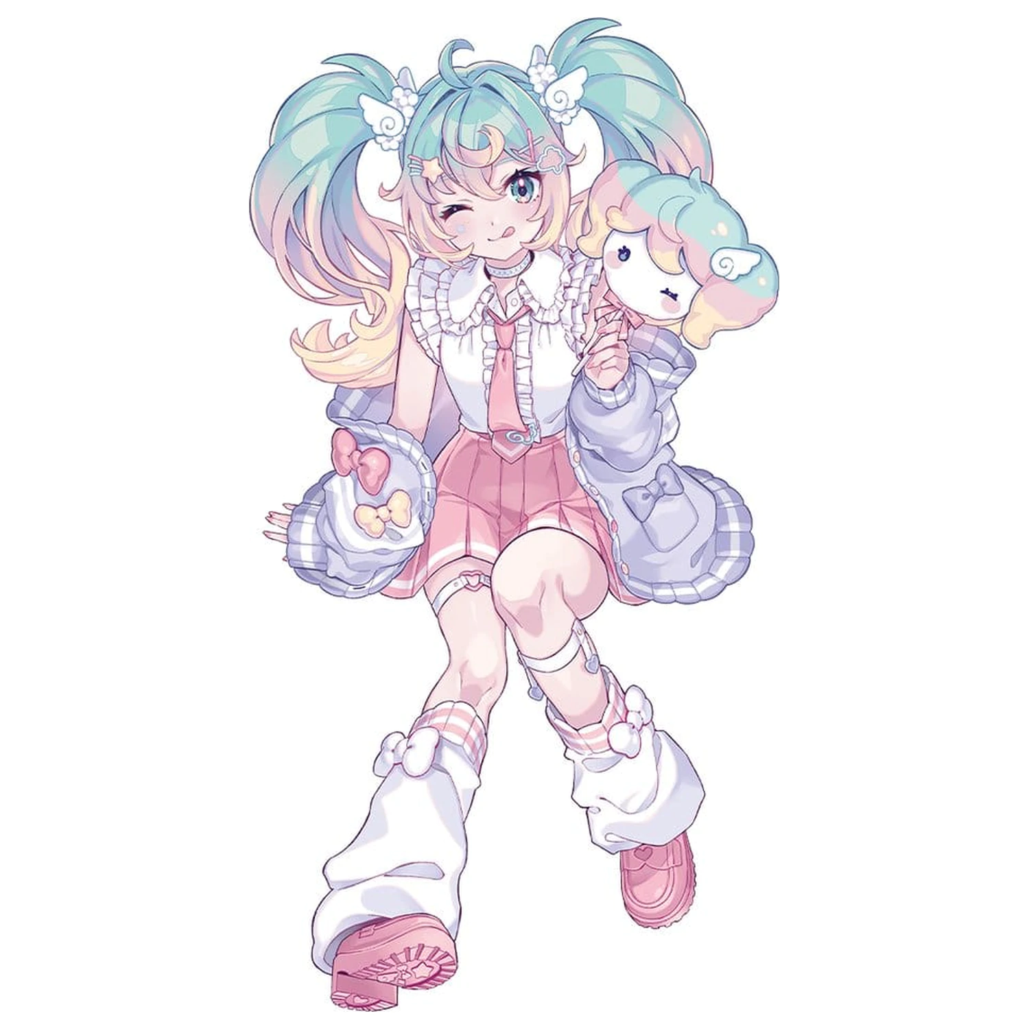 Hatsune Miku Sweet School Life PVC Figure Pastel Version 13 cm product photo