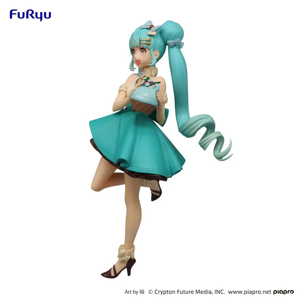 Hatsune Miku SweetSweets Series PVC Statue Hatsune Miku Chocolate Mint 17 cm termékfotó