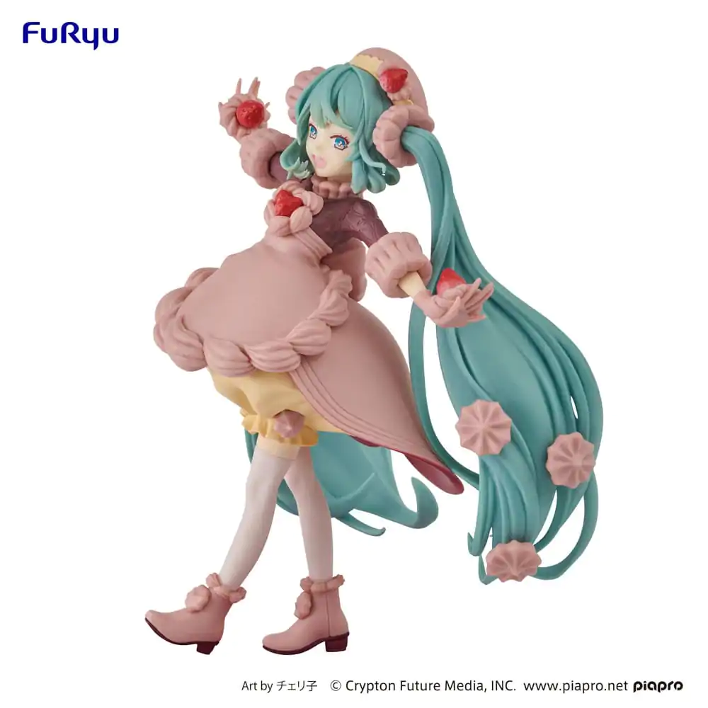 Hatsune Miku SweetSweets Series PVC Statue Strawberry Chocolate Short 17 cm product photo