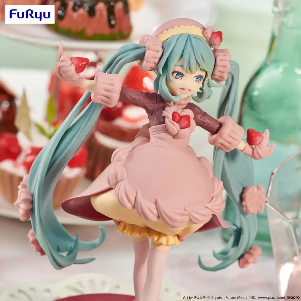 Hatsune Miku SweetSweets Series PVC Statue Strawberry Chocolate Short 17 cm product photo