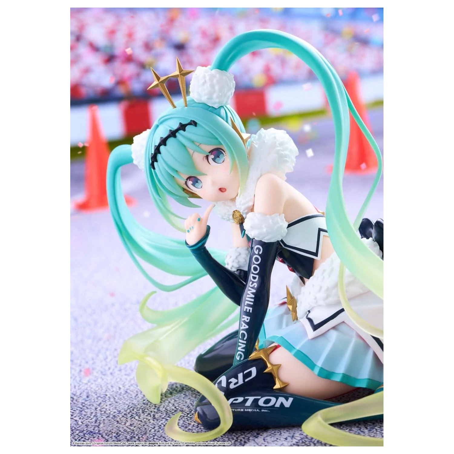 Hatsune Miku Taito Kuji PVC Figure Racing Miku 2018 Ver. Round 8 13 cm product photo