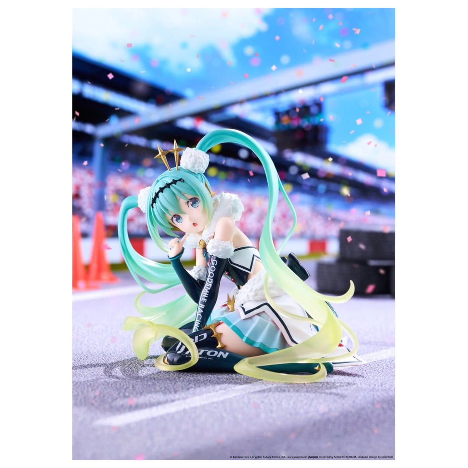 Hatsune Miku Taito Kuji PVC Figure Racing Miku 2018 Ver. Round 8 13 cm product photo
