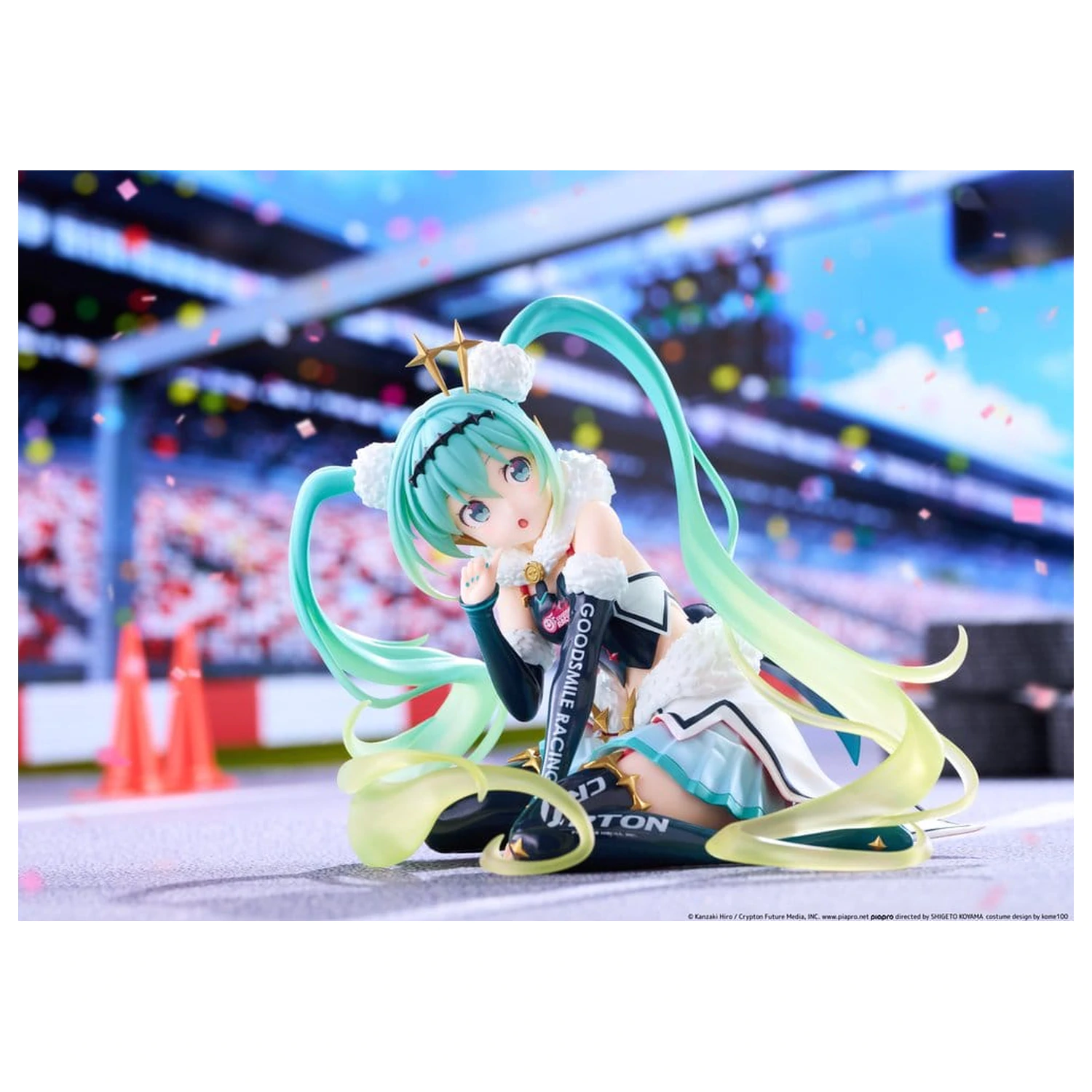 Hatsune Miku Taito Kuji PVC Figure Racing Miku 2018 Ver. Round 8 13 cm product photo