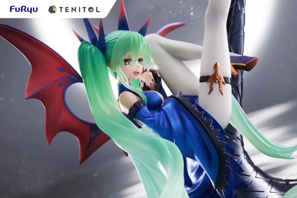 Hatsune Miku Tenitol PVC Statue Hatsune Miku Dark 17 cm product photo