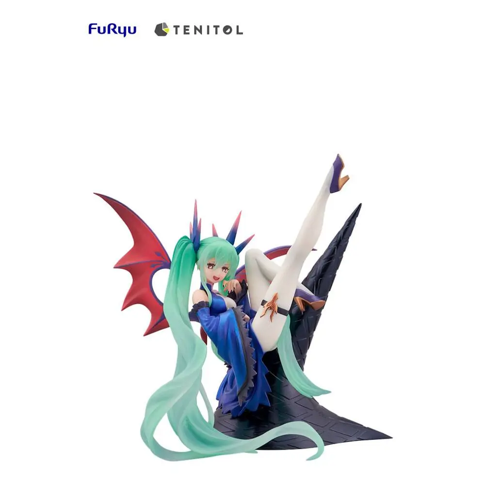 Hatsune Miku Tenitol PVC Statue Hatsune Miku Dark 17 cm product photo