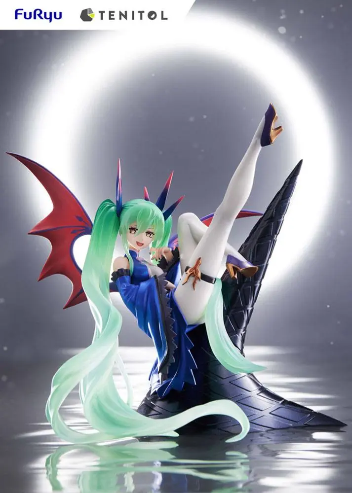 Hatsune Miku Tenitol PVC Statue Hatsune Miku Dark 17 cm product photo