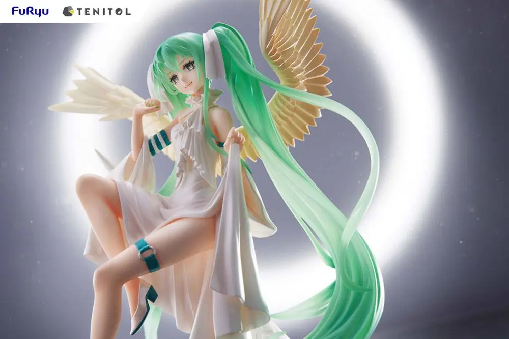 Hatsune Miku Tenitol PVC Statue Hatsune Miku Light 22 cm product photo