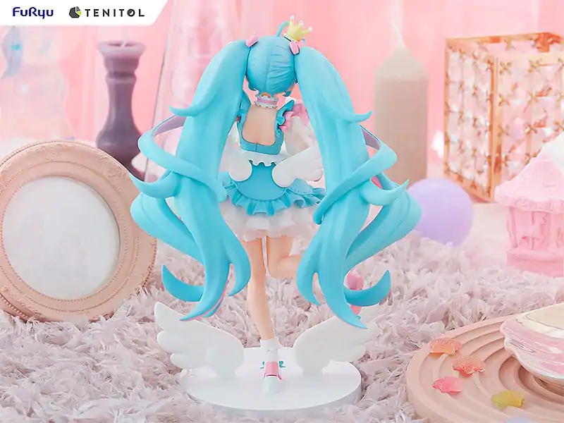 Hatsune Miku Tenitol PVC Statue Yumekawa Princess 21 cm product photo