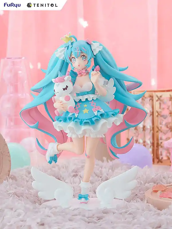 Hatsune Miku Tenitol PVC Statue Yumekawa Princess 21 cm product photo