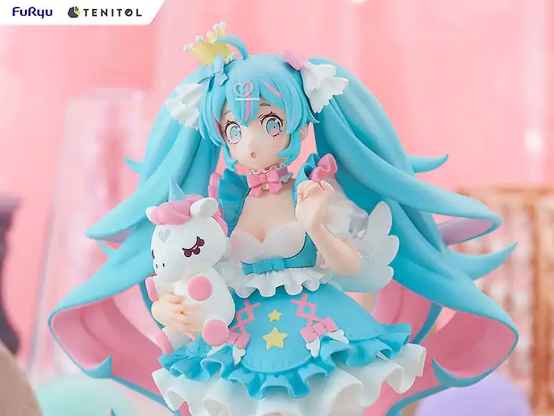 Hatsune Miku Tenitol PVC Statue Yumekawa Princess 21 cm product photo