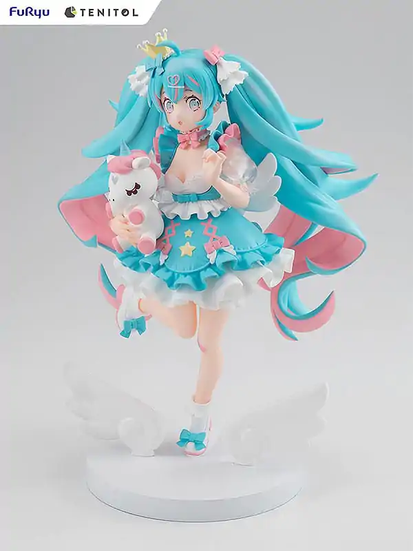 Hatsune Miku Tenitol PVC Statue Yumekawa Princess 21 cm product photo