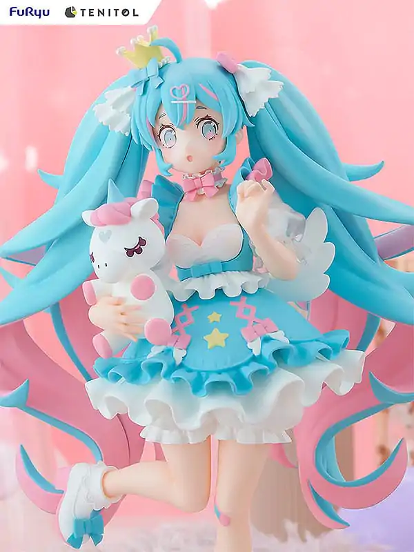 Hatsune Miku Tenitol PVC Statue Yumekawa Princess 21 cm product photo