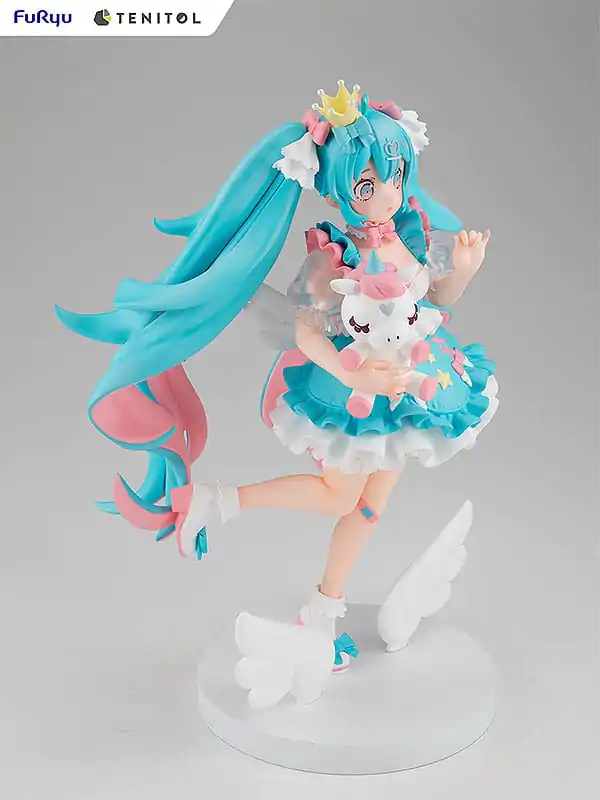 Hatsune Miku Tenitol PVC Statue Yumekawa Princess 21 cm product photo