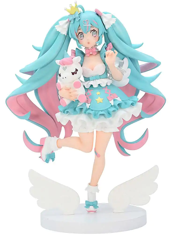 Hatsune Miku Tenitol PVC Statue Yumekawa Princess 21 cm product photo
