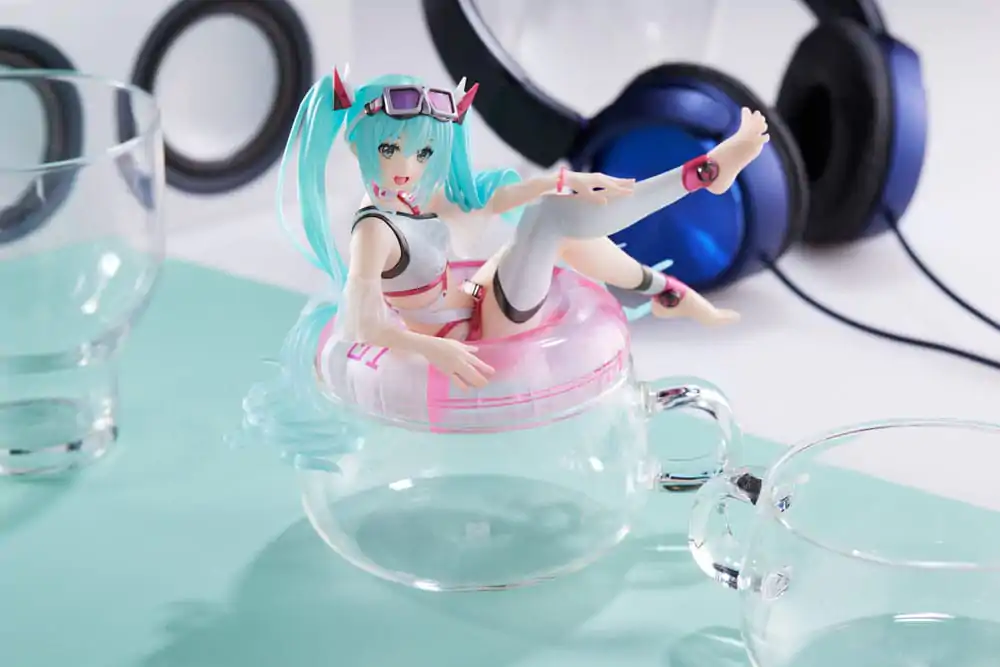 Hatsune Miku Wonderland PVC Statue Aqua Float Girls Figure Hatsune Miku Reissue 18 cm termékfotó