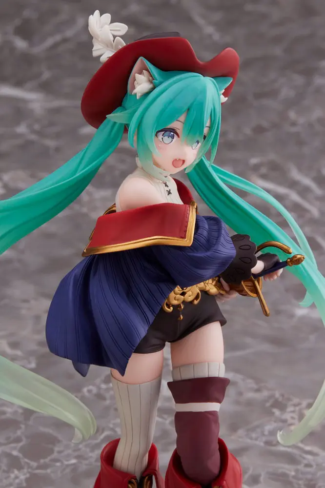 Hatsune Miku PVC Statue Wonderland Figure Puss in Boots 18 cm product photo