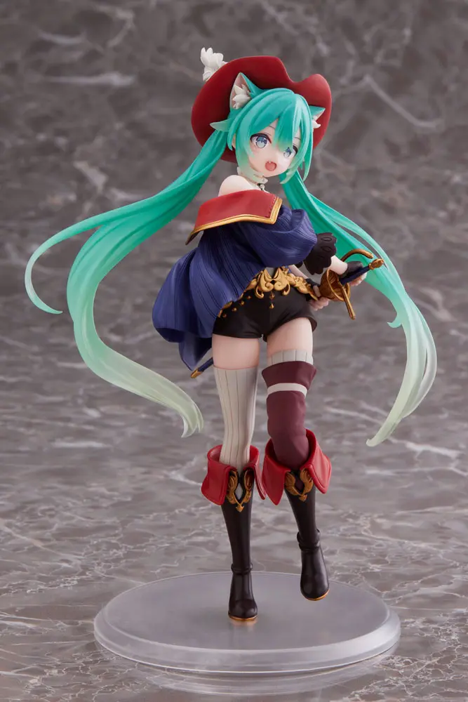Hatsune Miku PVC Statue Wonderland Figure Puss in Boots 18 cm product photo