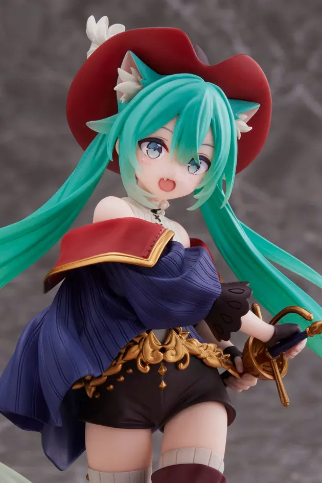 Hatsune Miku PVC Statue Wonderland Figure Puss in Boots 18 cm product photo