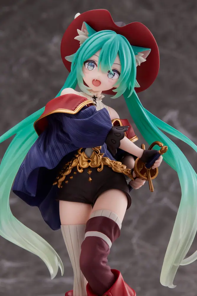 Hatsune Miku PVC Statue Wonderland Figure Puss in Boots 18 cm product photo