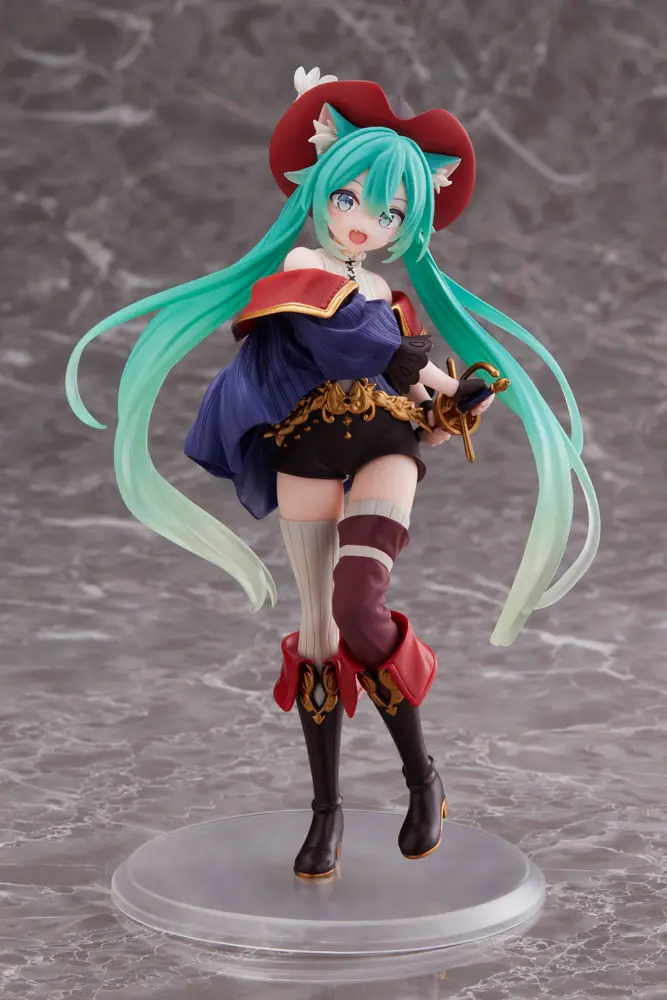 Hatsune Miku PVC Statue Wonderland Figure Puss in Boots 18 cm product photo