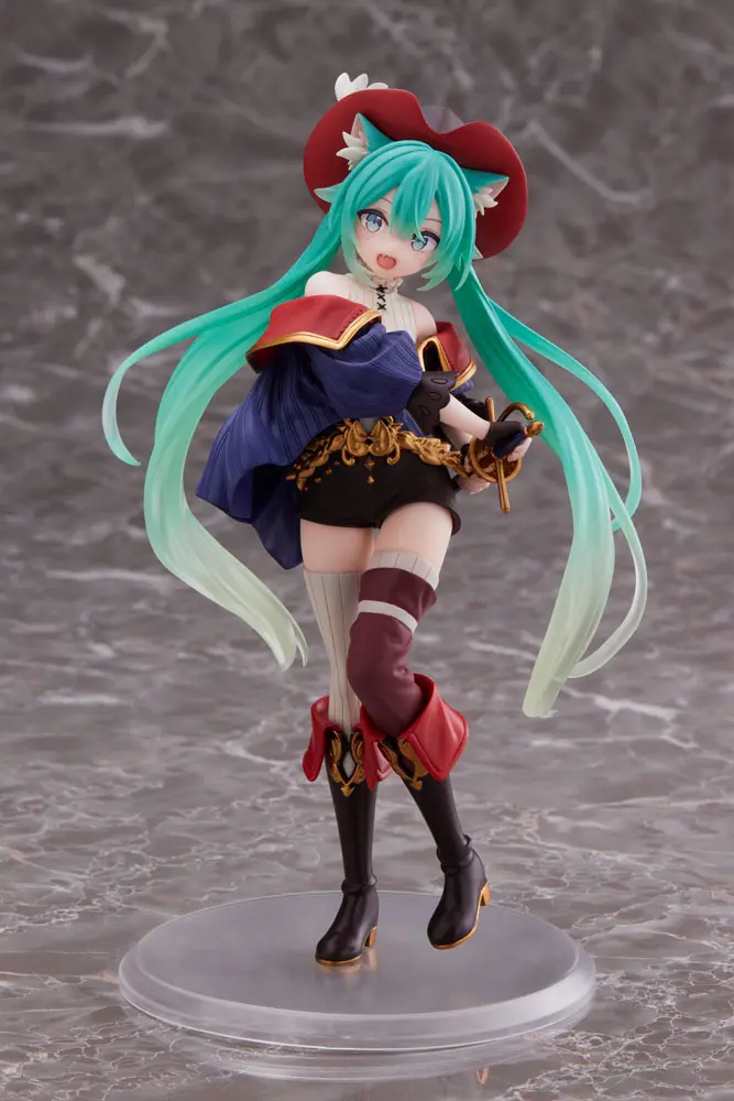 Hatsune Miku PVC Statue Wonderland Figure Puss in Boots 18 cm product photo