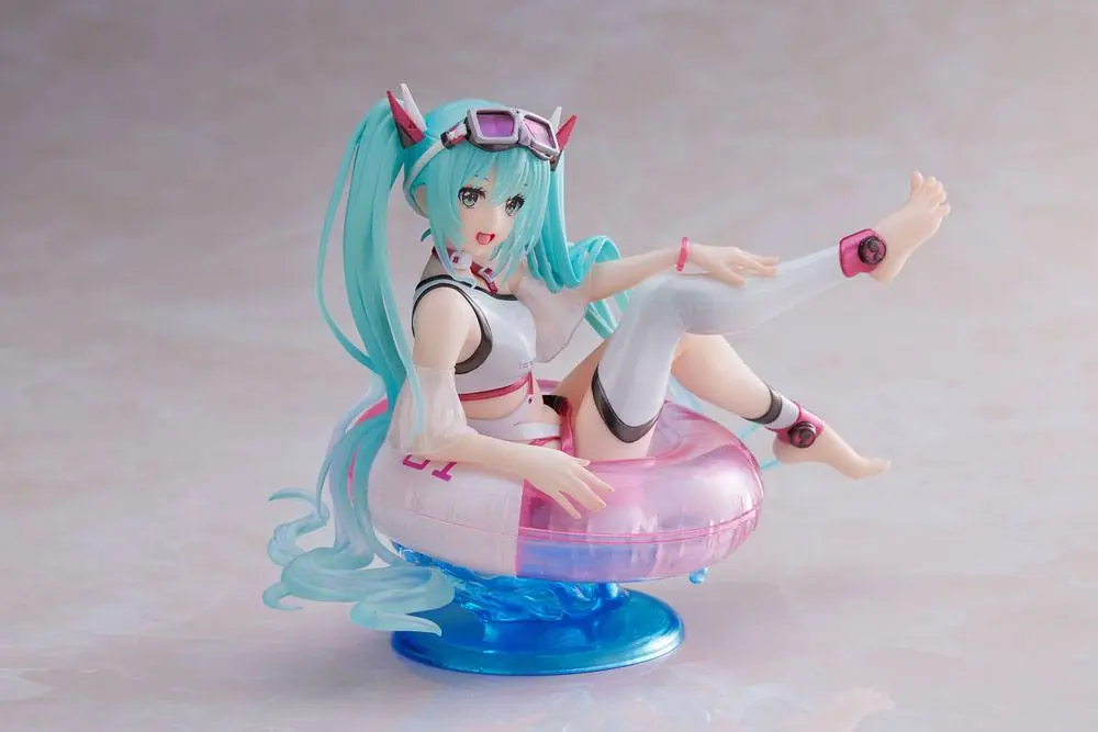 Hatsune Miku Wonderland PVC Statue Hatsune Miku Aqua Float Girls 18 cm product photo