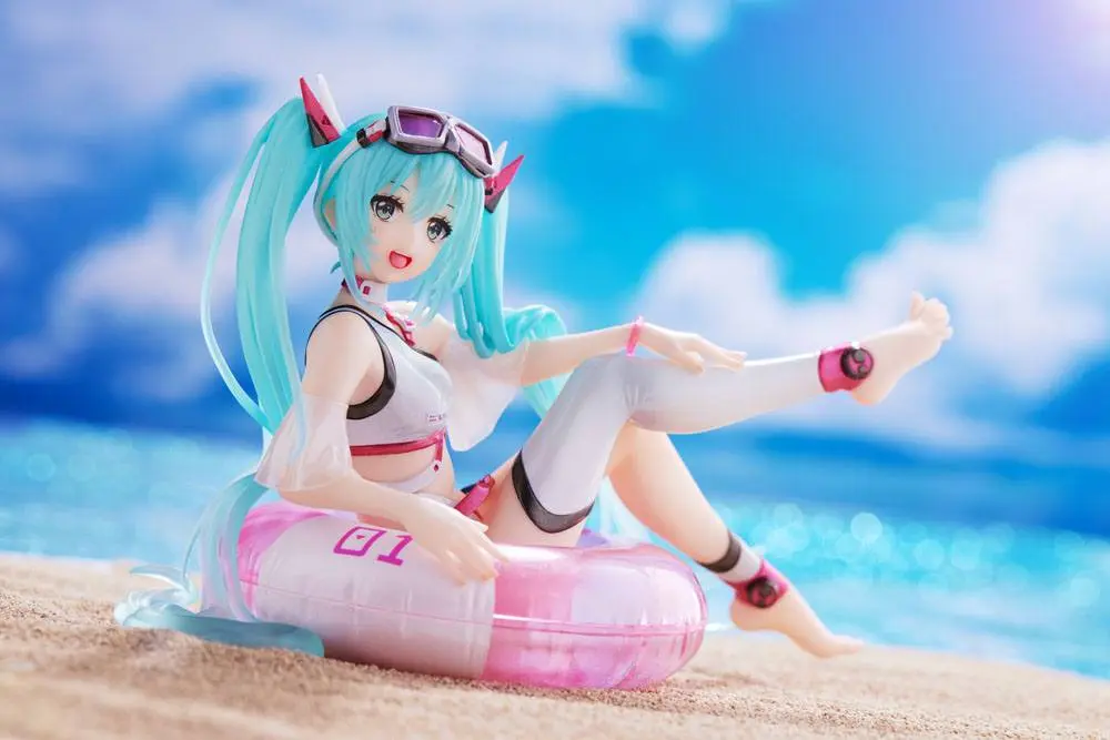 Hatsune Miku Wonderland PVC Statue Hatsune Miku Aqua Float Girls 18 cm product photo