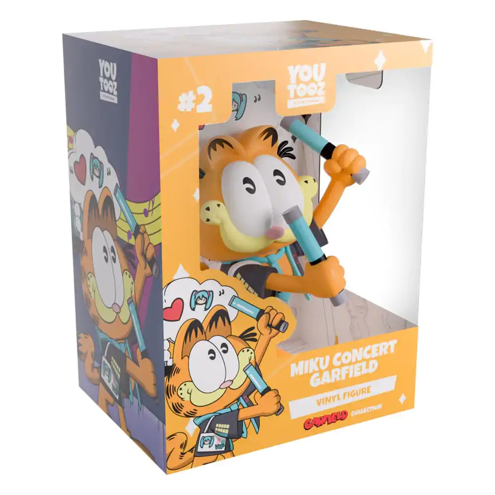 Hatsune Miku x Garfield Vinyl Figure Miku Concert Garfield 13 cm          product photo