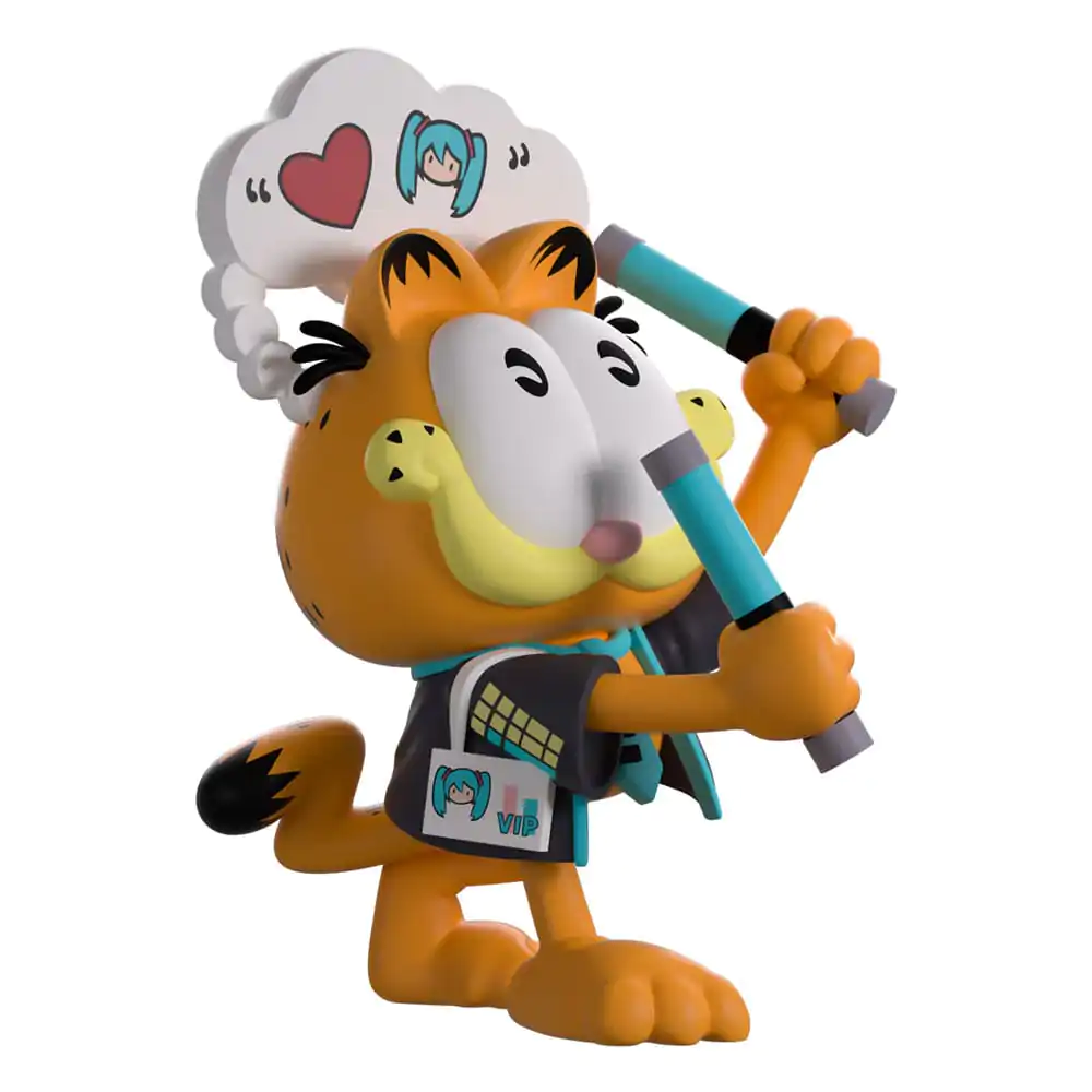 Hatsune Miku x Garfield Vinyl Figure Miku Concert Garfield 13 cm          product photo