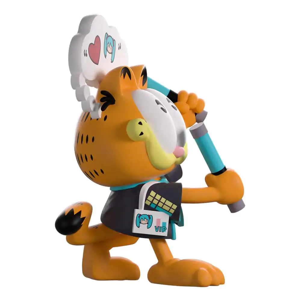 Hatsune Miku x Garfield Vinyl Figure Miku Concert Garfield 13 cm          product photo
