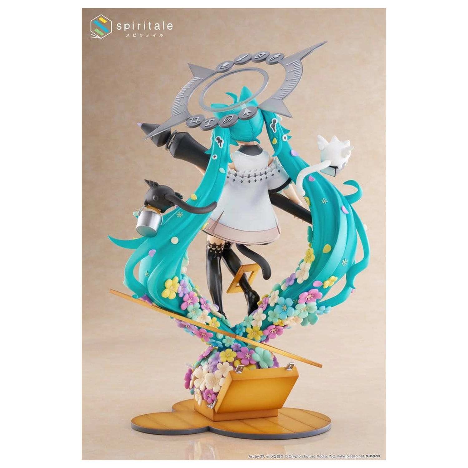 Hatsune Miku x Naoki Saito PVC Statue 1/7 My Figure Making! The Painter Ver. 34 cm  product photo
