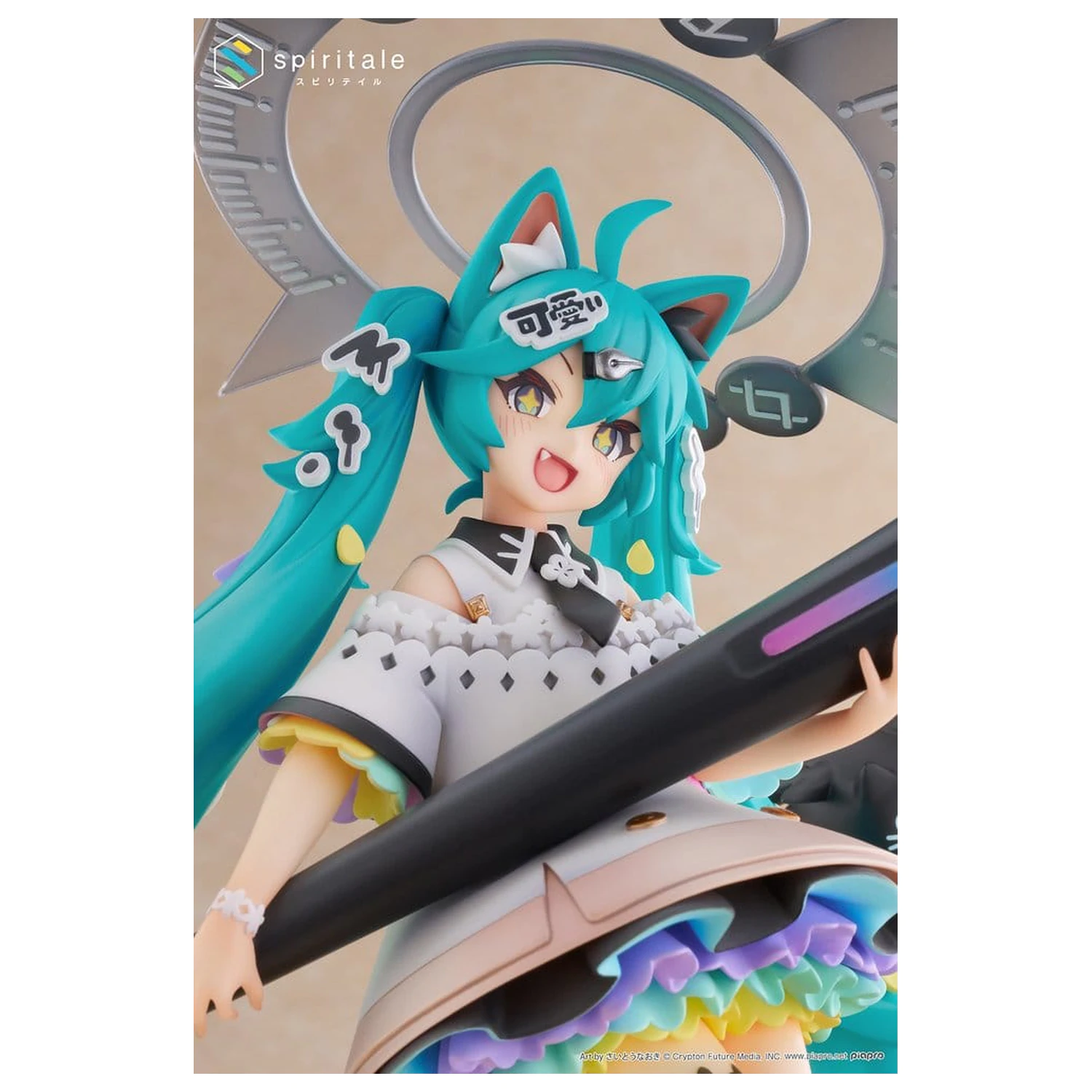 Hatsune Miku x Naoki Saito PVC Statue 1/7 My Figure Making! The Painter Ver. 34 cm  product photo
