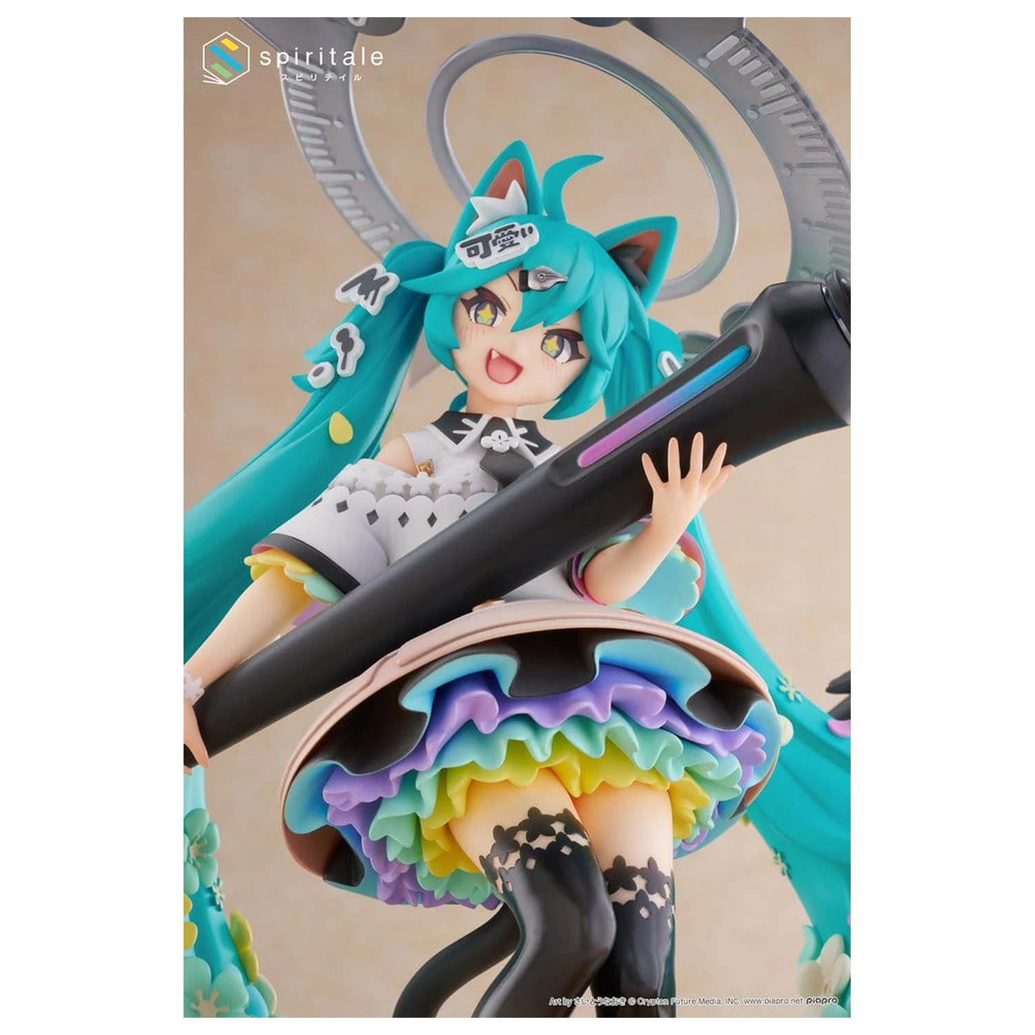 Hatsune Miku x Naoki Saito PVC Statue 1/7 My Figure Making! The Painter Ver. 34 cm  product photo