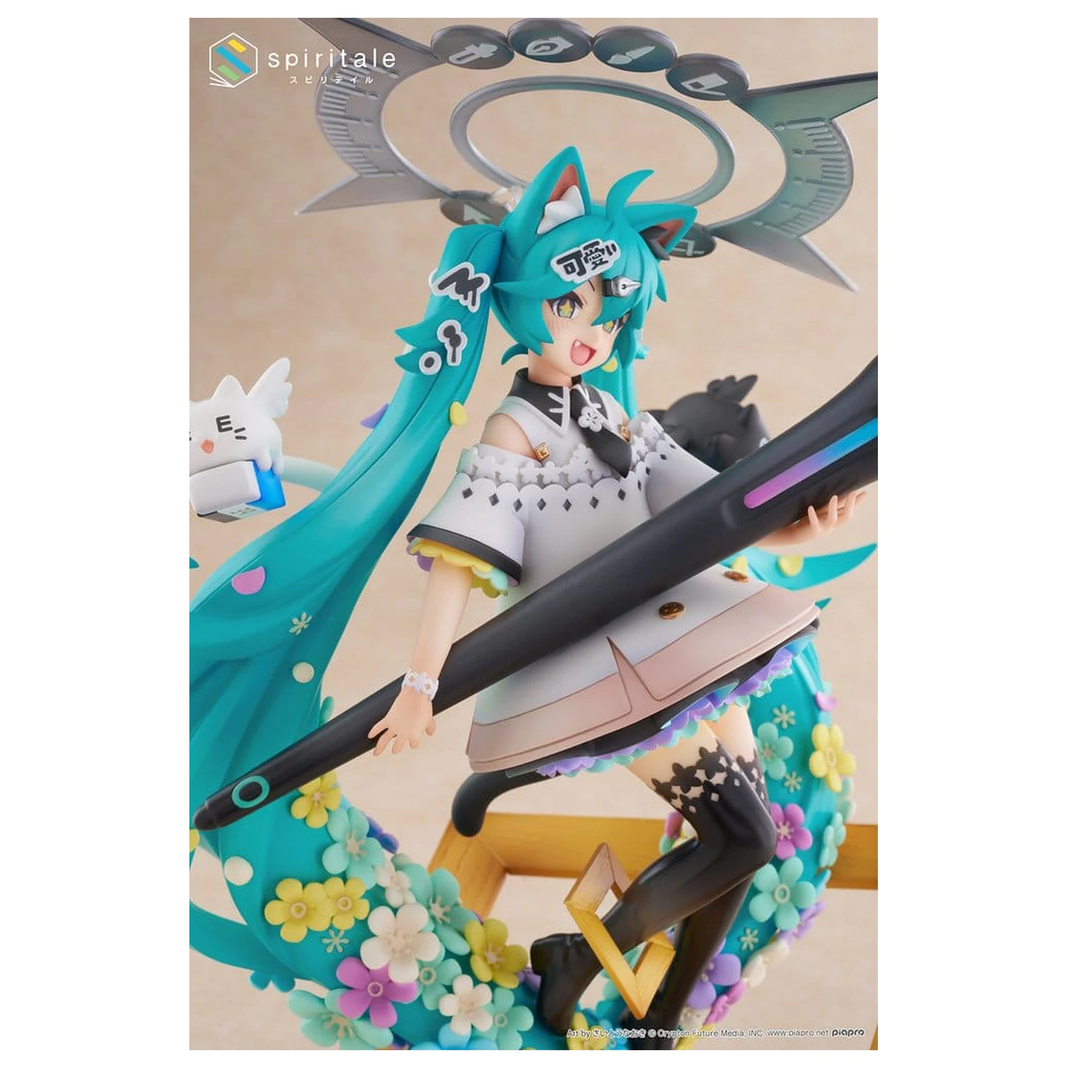 Hatsune Miku x Naoki Saito PVC Statue 1/7 My Figure Making! The Painter Ver. 34 cm  product photo