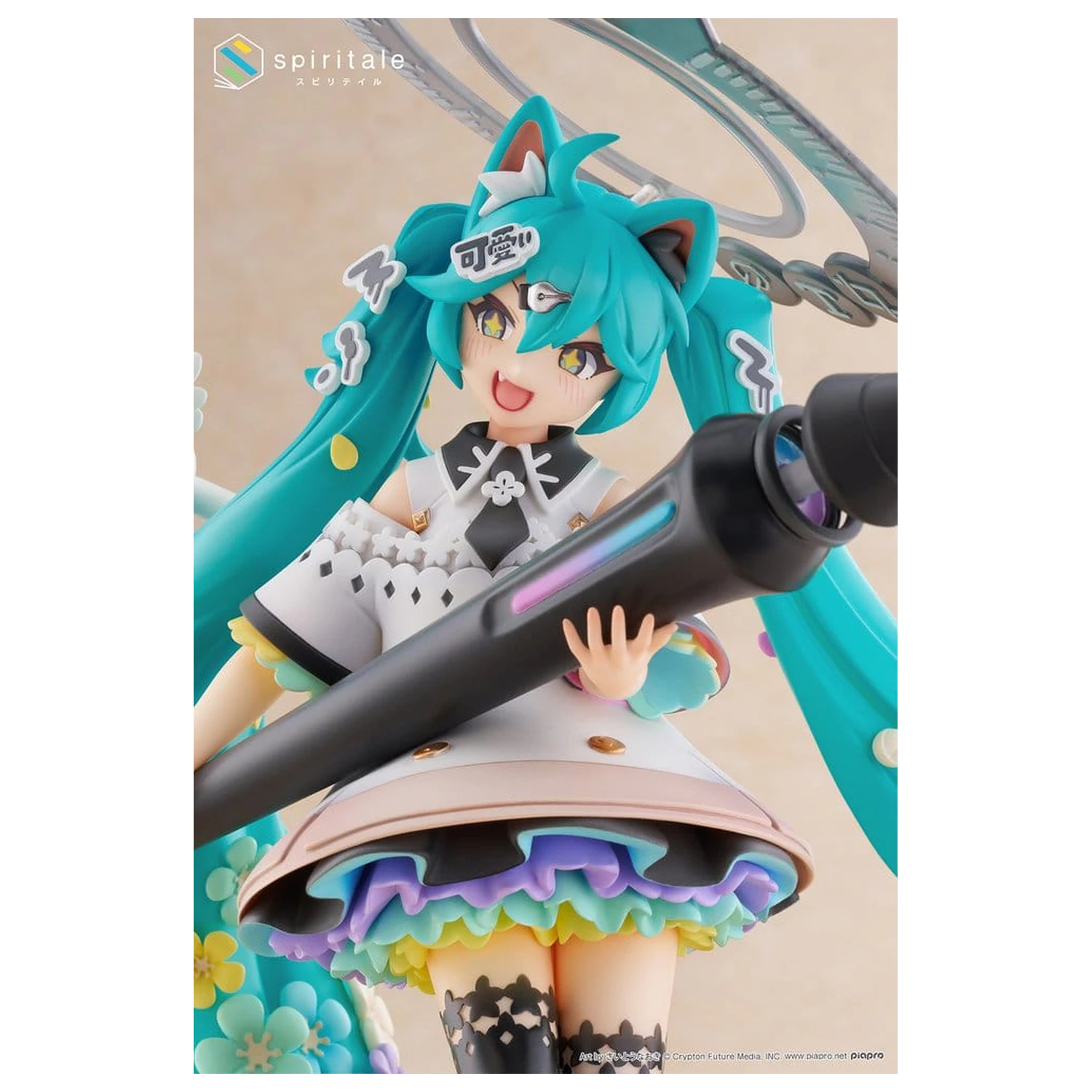 Hatsune Miku x Naoki Saito PVC Statue 1/7 My Figure Making! The Painter Ver. 34 cm  product photo